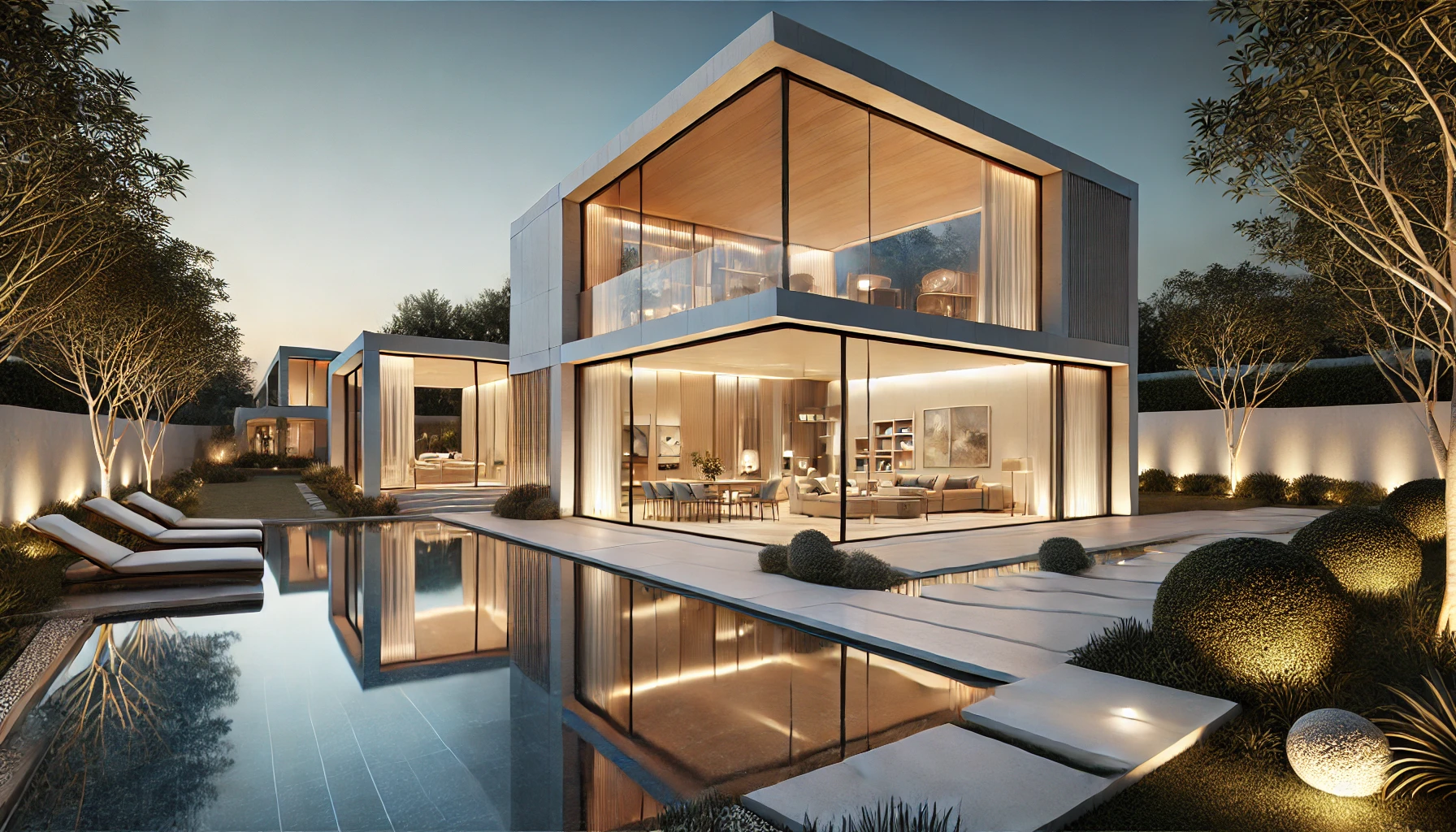 Villa Minimal Chic di Design a Varese